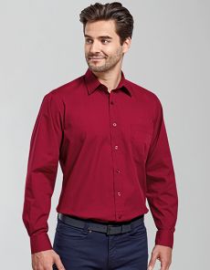 Men´s Poplin Long Sleeve Shirt