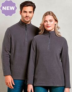 Unisex ´Recyclight´ 1/4 Zip Micro Fleece