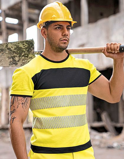 EOS Hi-Vis Workwear T-Shirt With Printing Area