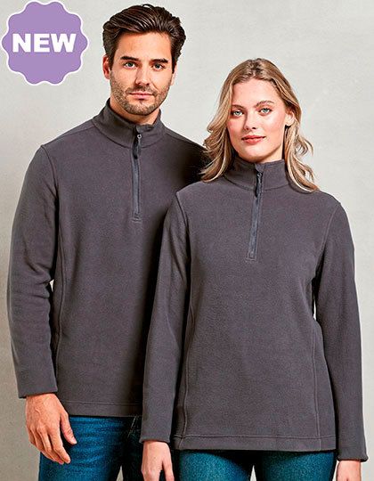 Unisex ´Recyclight´ 1/4 Zip Micro Fleece